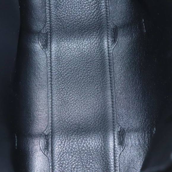 BALENCIAGA Everyday Tote XS Bag Leather 2way Black Silver 489813 Auth hk1951 - Picture 11 of 16